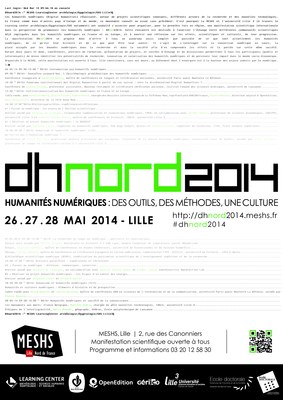 DHnord2014 - Affiche